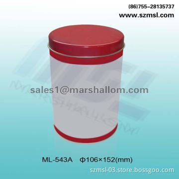 Round tin box, tea box, candy box, metal box